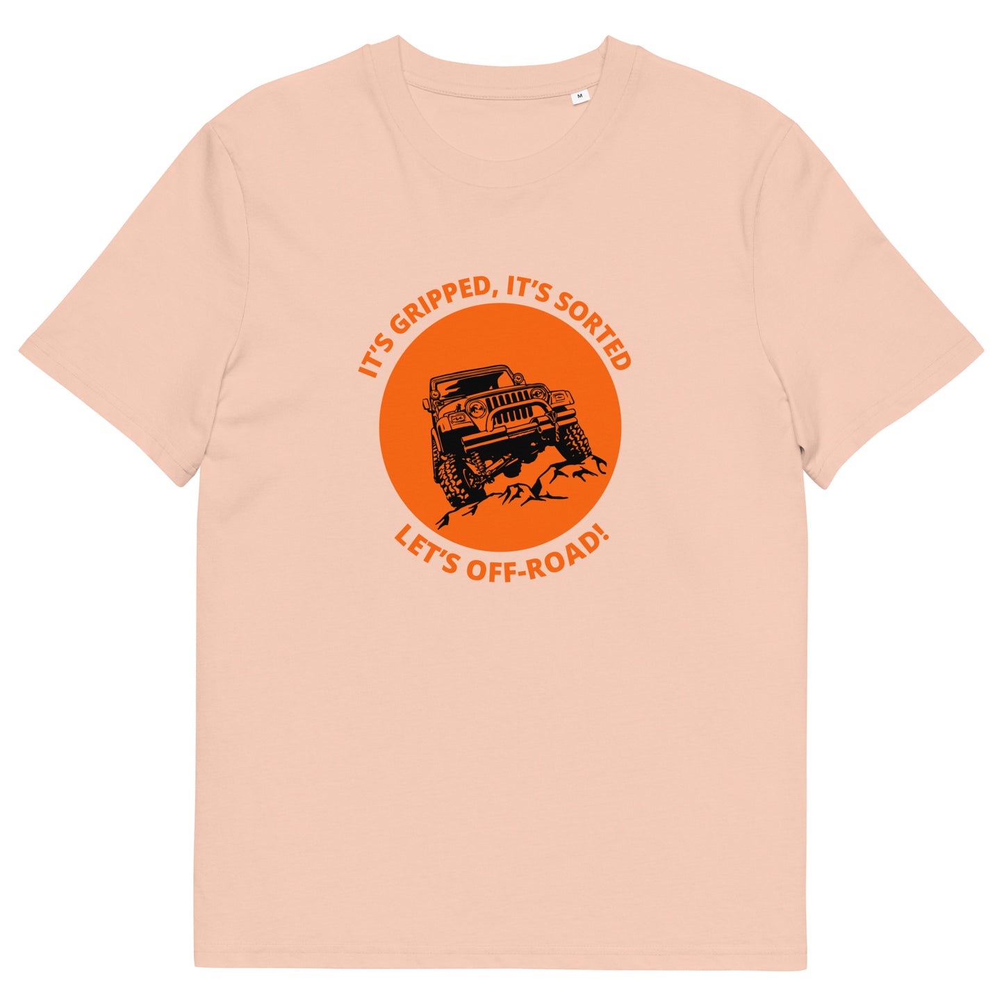 Let's Off-road! Slogan Tee for Off-road Driving Enthusiasts | "It's Gripped, It's Sorted" Graphic