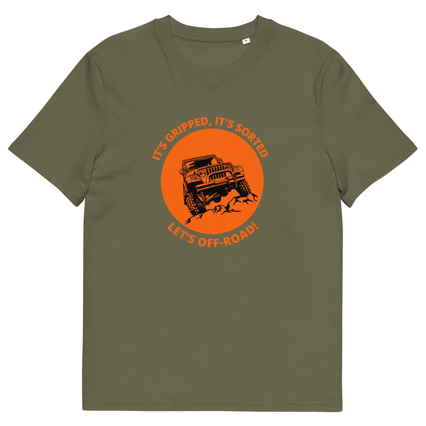 Let's Off-road! Slogan Tee for Off-road Driving Enthusiasts | "It's Gripped, It's Sorted" Graphic