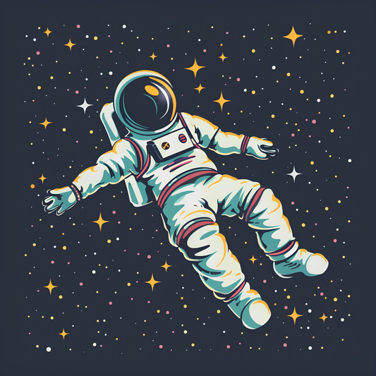 Cosmic Explorer: Astronaut in Space Poster