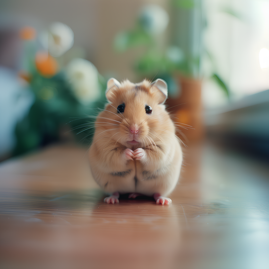 Adorable Hamster Art Print - Perfect for Animal Lovers