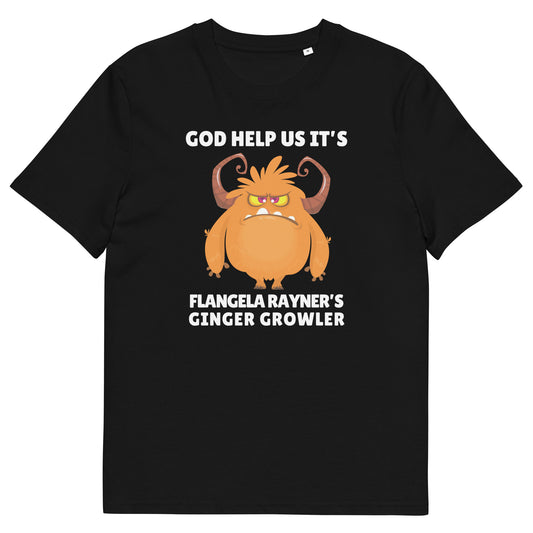 Flangela Rayner’s Ginger Growler Funny Political T-Shirt - Humorous Angela Rayner Tee