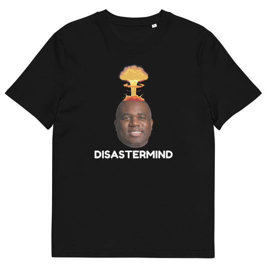 David Lammy Disastermind T-Shirt - Political Satire Tee Mocking WW3 Fanatic