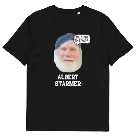 Funny Keir Starmer T-Shirt – Albert Starmer | Political Satire | Falklands Gaffe