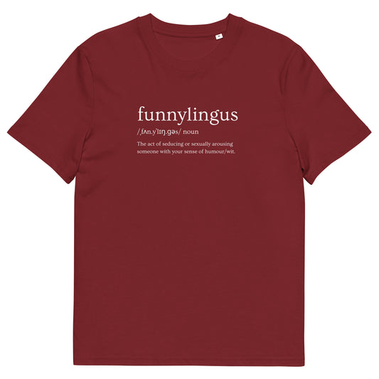 Funnylingus Definition T-Shirt - Witty Wordplay Tee for Humor Lovers