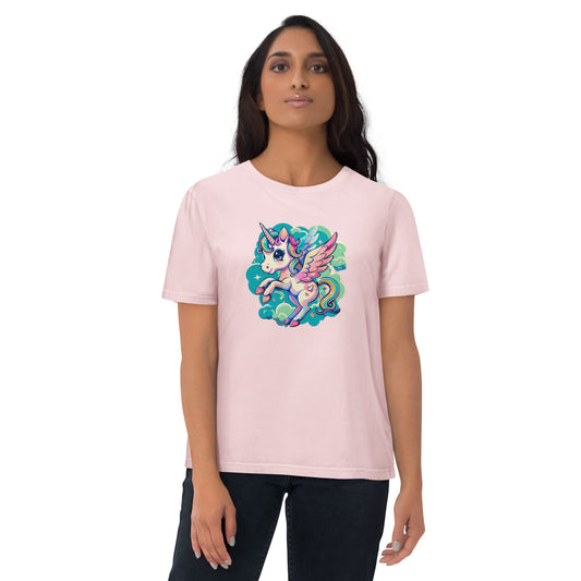 Organic Cotton Unicorn T-Shirt by Paulton Designs - Cute and Eco-Friendly Apparel