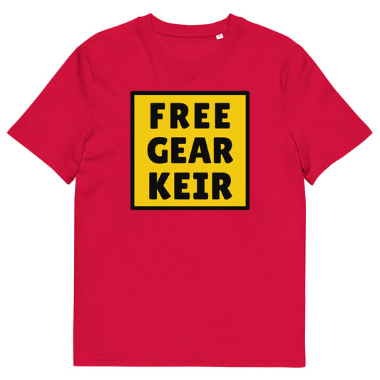 Keir Starmer "FREE GEAR KEIR" Protest T-Shirt – Bold Political Statement