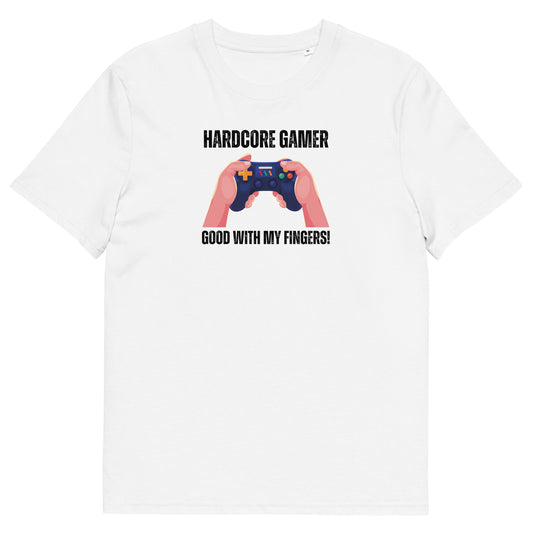 Hardcore Gamer T-Shirt - Gaming Controller Design, Funny Slogan, Perfect for Gamers